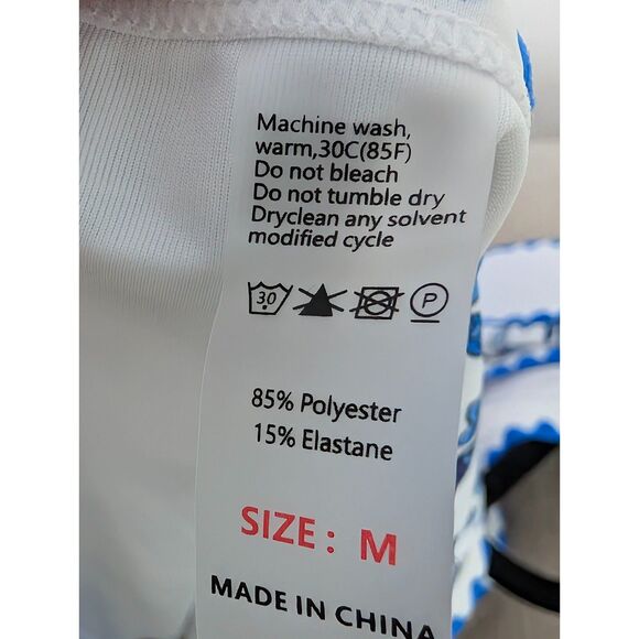 Sand and Bliss High Waisted Bikini M Floral Swimsuit Tropical Beach Boho NWOT - Picture 6 of 8